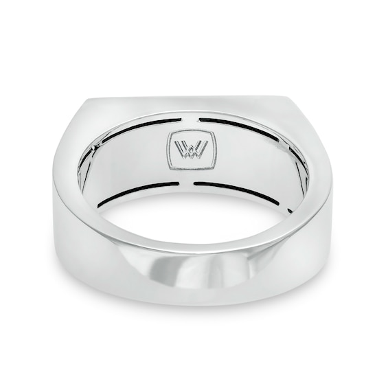 Vera Wang Men 1/6 CT. T.w. Black Diamond Bar Ring in Sterling Silver