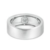 Thumbnail Image 3 of Vera Wang Men 1/2 CT. T.W. Black Diamond Antique-Finished Chevron Ring in Sterling Silver