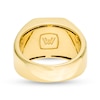 Thumbnail Image 3 of Vera Wang Men 1/2 CT. T.W. Octagonal Composite Diamond Signet Ring in 10K Gold