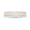 Thumbnail Image 3 of 1/2 CT. T.W. Diamond Multi-Row Band in 10K Gold
