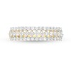 Thumbnail Image 3 of 1/2 CT. T.W. Diamond Multi-Row Band in 10K Gold