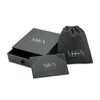 Thumbnail Image 4 of Vera Wang Men Leather Cord Bracelet with Sterling Silver Buckle Clasp - 8.5"