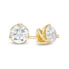 Thumbnail Image 0 of Zales Private Collection 5/8 CT. T.W. Certified Colourless Diamond Solitaire Stud Earrings in 14K Gold (F/I1)