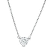 Thumbnail Image 0 of Zales Private Collection 1/3 CT. Certified Colorless Diamond Solitaire Necklace in 14K White Gold (F/I1)