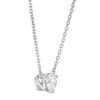 Thumbnail Image 2 of Zales Private Collection 1/3 CT. Certified Colorless Diamond Solitaire Necklace in 14K White Gold (F/I1)