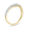 Thumbnail Image 2 of 1/4 CT. T.W. Diamond Double Chevron Anniversary Band in 10K Gold