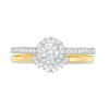 Thumbnail Image 4 of 1/2 CT. T.W. Diamond Frame Bridal Set in 10K Gold