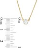 Thumbnail Image 3 of Zales Private Collection 1/3 CT. Certified Colorless Diamond Solitaire Necklace in 14K Gold (F/I1)