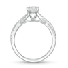 Thumbnail Image 3 of Zales Private Collection 1-1/3 CT. T.W. Certified Colorless Oval Diamond Engagement Ring in 14K White Gold (F/SI2)