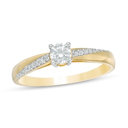 1/3 CT. T.W. Diamond Engagement Ring in 10K Gold