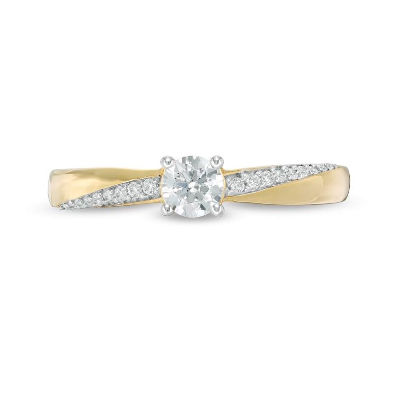 1/3 CT. T.W. Diamond Engagement Ring in 10K Gold