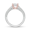 Thumbnail Image 3 of Zales Private Collection 1-1/2 CT. T.W. Certified Colorless Diamond Engagement Ring in 14K Two-Tone Gold (F/I1)