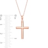 Thumbnail Image 2 of Cross Pendant in 10K Rose Gold