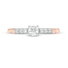 Thumbnail Image 4 of 1/3 CT. T.W. Diamond Engagement Ring in 10K Rose Gold