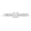 Thumbnail Image 4 of 1/3 CT. T.W. Princess-Cut Diamond Engagement Ring in 10K White Gold