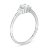 Thumbnail Image 3 of 1/3 CT. T.W. Diamond Tri-Sides Engagement Ring in 10K White Gold