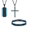 Thumbnail Image 1 of Diamond Accent Three Piece Set in Two-Tone Stainless Steel