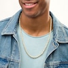 Thumbnail Image 2 of Men's 5.0mm Rope Chain Necklace in Hollow 10K Gold - 26"