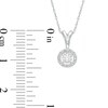 Thumbnail Image 2 of 1/5 CT. T.W. Diamond Frame Pendant and Earrings Set in Sterling Silver