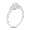Thumbnail Image 3 of 1/5 CT. T.W. Diamond Bypass Promise Ring in 10K White Gold