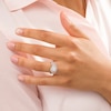 Thumbnail Image 2 of 3/4 CT. T.W. Diamond Double Frame Art Deco Vintage-Style Bridal Set in 10K Rose Gold