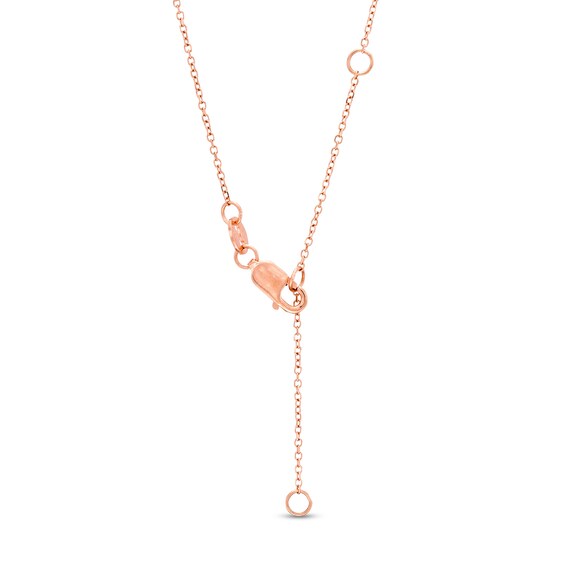 1/20 CT. T.W. Diamond Cross Beaded Frame Disc Pendant in 14K Rose Gold 1/20 CT. T.W. Diamond Cross Beaded Frame Disc Pendant in 14K Rose Gold
