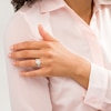 Thumbnail Image 2 of 1 CT. T.W. Multi-Diamond Oval Frame Vintage-Style Bridal Set in 10K Rose Gold
