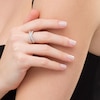 Thumbnail Image 2 of 1/2 CT. T.W. Diamond Crossover Ring in 10K White Gold