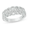 Thumbnail Image 1 of 1/2 CT. T.W. Diamond Infinity Ring in 10K White Gold