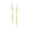 Thumbnail Image 1 of 1/6 CT. T.W. Diamond Chain Drop Earrings in 10K Gold