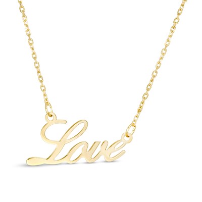 Made In Italy Love Necklace In 10k Gold Zales