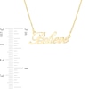 Thumbnail Image 3 of Made in Italy "Believe" Necklace in 10K Gold