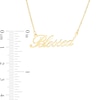 Thumbnail Image 3 of Made in Italy "Blessed" Necklace in 10K Gold