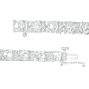 Thumbnail Image 3 of 5.0mm White Topaz and Diamond Accent Line Bracelet in Sterling Silver - 7.5"