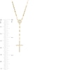Thumbnail Image 2 of 1/5 CT. T.W. Diamond Frame Cross "Y" Necklace in 10K Gold