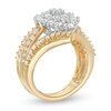 Thumbnail Image 2 of 2 CT. T.W. Composite Diamond Bypass Waterfall Ring in 10K Gold