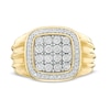 Thumbnail Image 4 of 1/4 CT. T.W. Composite Diamond Cushion Frame Ring in 10K Gold