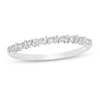 Thumbnail Image 0 of 1/15 CT. T.W. Baguette and Round Diamond Alternating Band in 10K White Gold