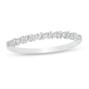 Thumbnail Image 1 of 1/15 CT. T.W. Baguette and Round Diamond Alternating Band in 10K White Gold