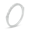 Thumbnail Image 2 of 1/15 CT. T.W. Baguette and Round Diamond Alternating Band in 10K White Gold