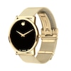 Thumbnail Image 2 of Men's Movado Museum® Gold-Tone Watch with Black Dial (Model: 0607396)