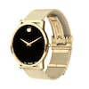 Thumbnail Image 1 of Men's Movado Museum® Gold-Tone Watch with Black Dial (Model: 0607396)