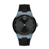Thumbnail Image 1 of Men's Movado Bold®Blue IP Strap Watch with Black Dial (Model: 3600626)