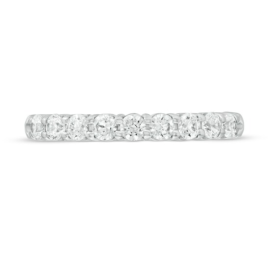 1/2 CT. T.w. Certified Diamond Nine Stone Wedding Band in Platinum (G/Vs2)