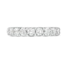 Thumbnail Image 3 of 1 CT. T.W. Certified Diamond Nine Stone Wedding Band in Platinum (G/VS2)