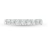 Thumbnail Image 3 of 1/2 CT. T.W. Certified Diamond Seven Stone Wedding Band in Platinum (G/VS2)