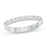 Thumbnail Image 0 of 1/3 CT. T.W. Certified Diamond Nine Stone Wedding Band in Platinum (G/VS2)