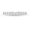 Thumbnail Image 3 of 1/3 CT. T.W. Certified Diamond Nine Stone Wedding Band in Platinum (G/VS2)