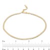 Thumbnail Image 4 of 2.7mm Curb Chain Anklet in Solid 14K Gold - 10&quot;
