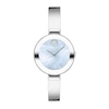 Thumbnail Image 0 of Ladies' Movado Bold® Crystal Bangle Watch with Transparent Mother-of Pearl Dial (Model: 3600629)